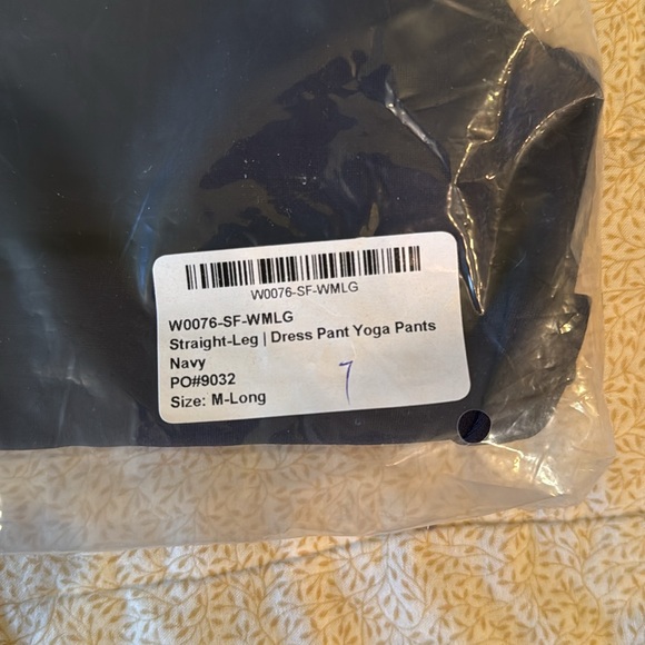 Betabrand navy straight leg medium long - Picture 3 of 4